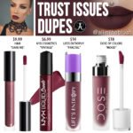 Anastasia Beverly Hills Trust Issues Liquid Lipstick Dupes