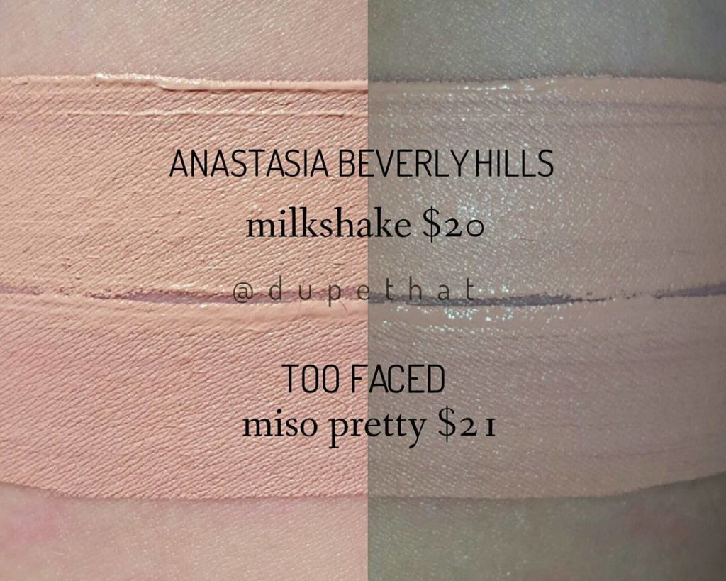Anastasia Beverly Hills Milkshake Liquid Lipstick Dupes