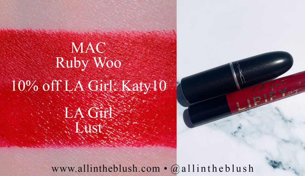 MAC Ruby Woo Lipstick Dupes