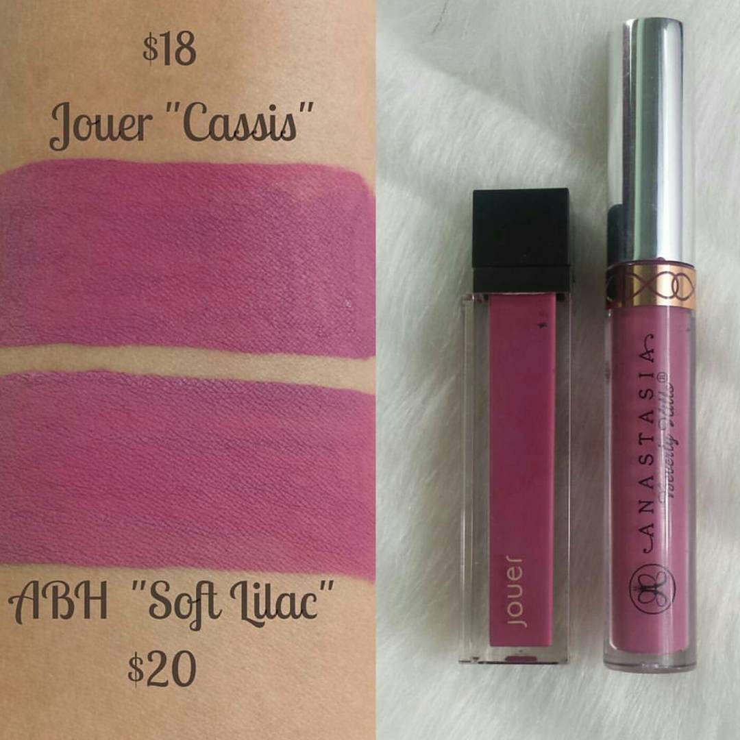Anastasia Beverly Hills Soft Lilac Liquid Lipstick Dupes - All In The Blush1080 x 1080