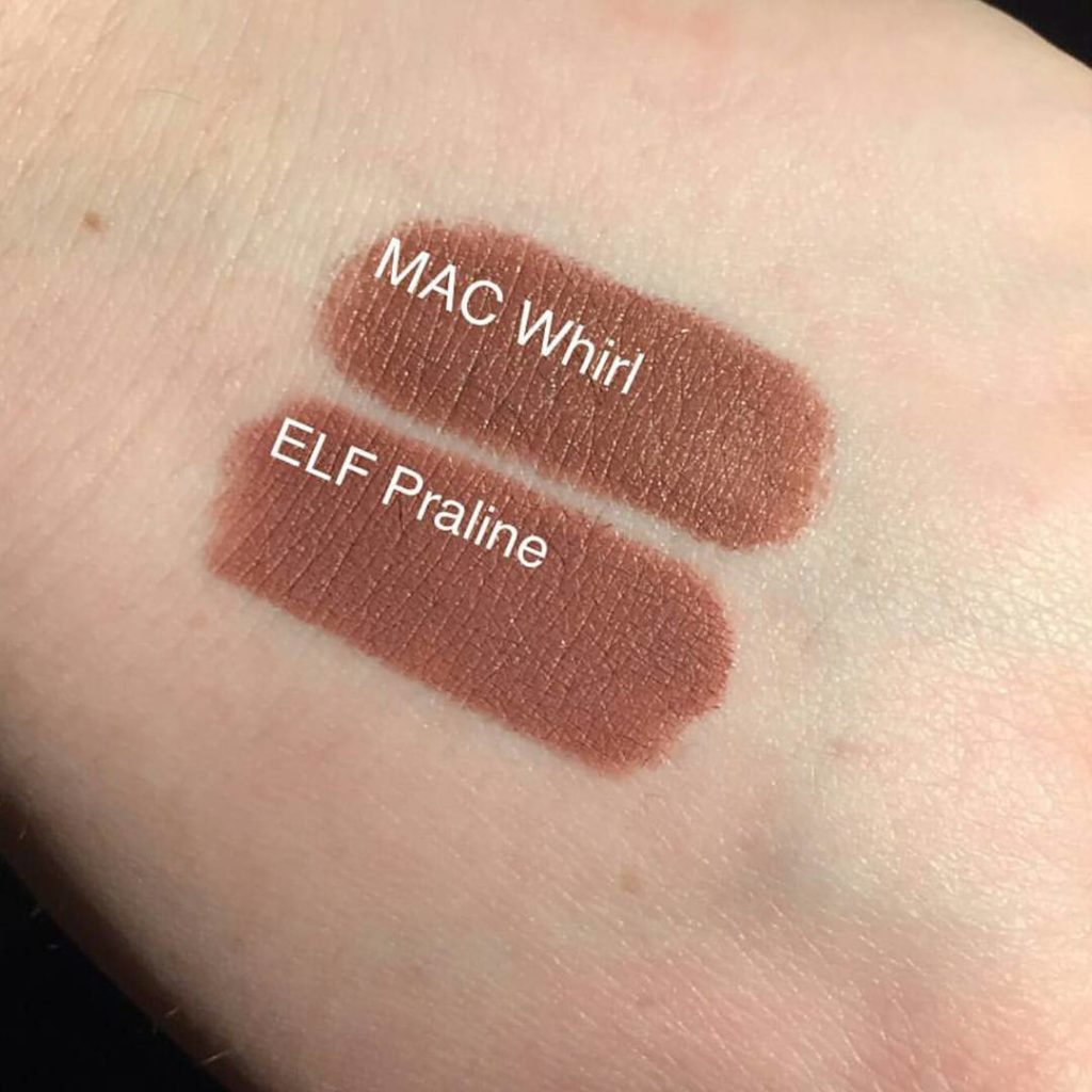 MAC Whirl Lipstick Dupes. 