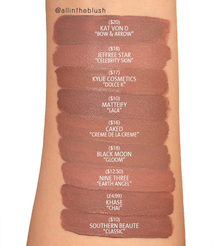 Kat Von D Bow N' Arrow Everlasting Liquid Lipstick Dupes