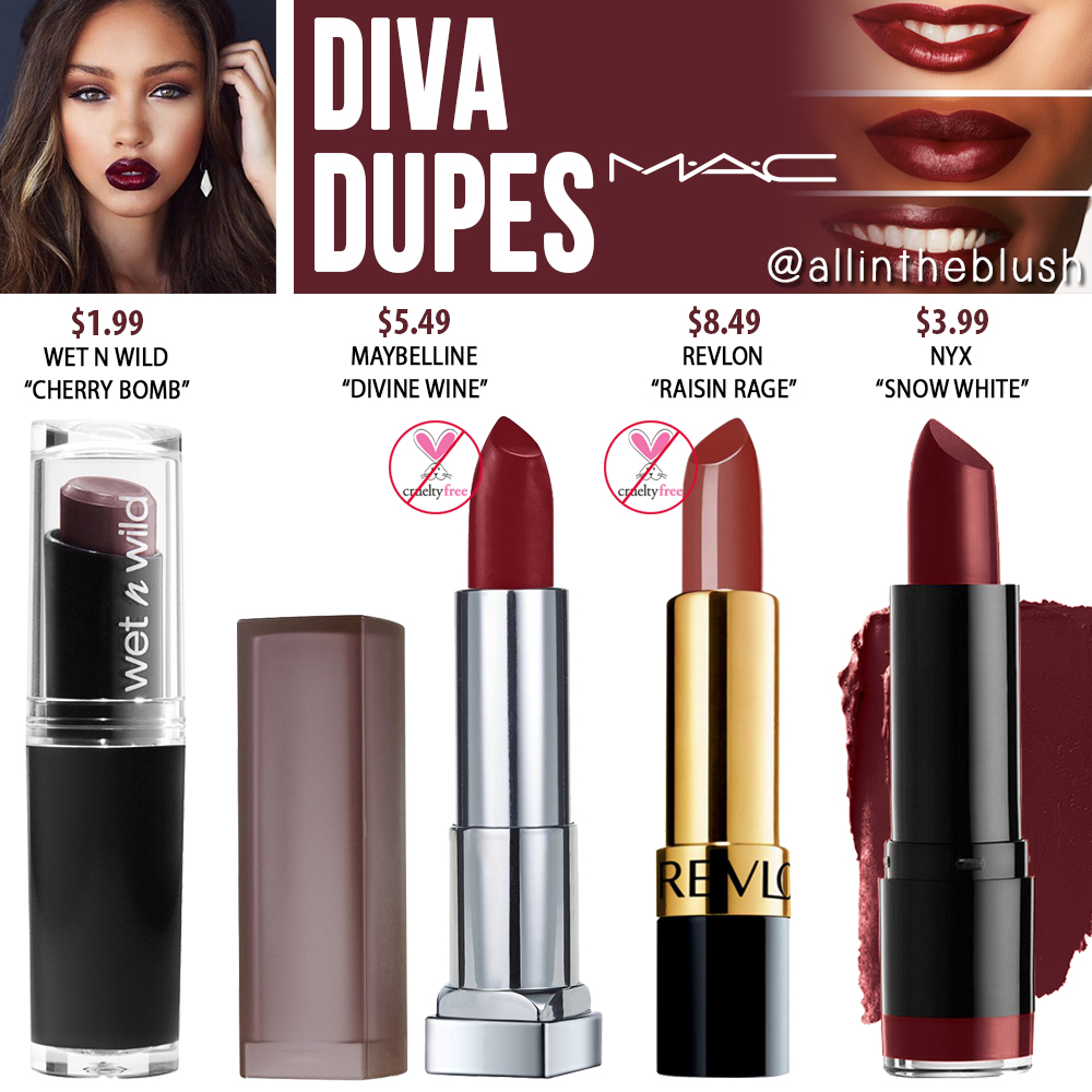 privilegeret Skalk Påvirke MAC Diva Lipstick Dupes - All In The Blush