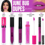 Kylie Cosmetics June Bug Liquid Lipstick Dupes