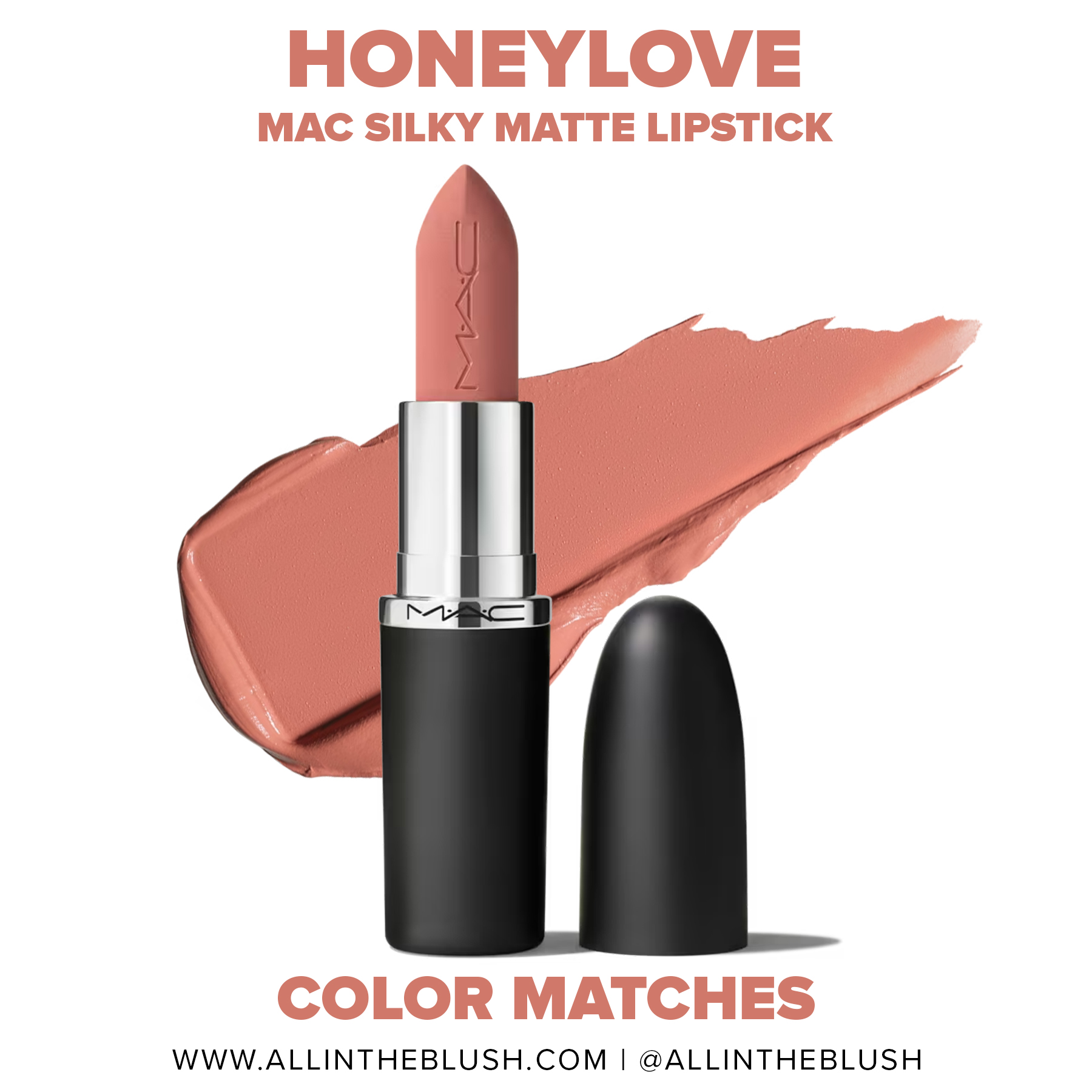 MAC Honeylove Lipstick Dupes - All In The Blush