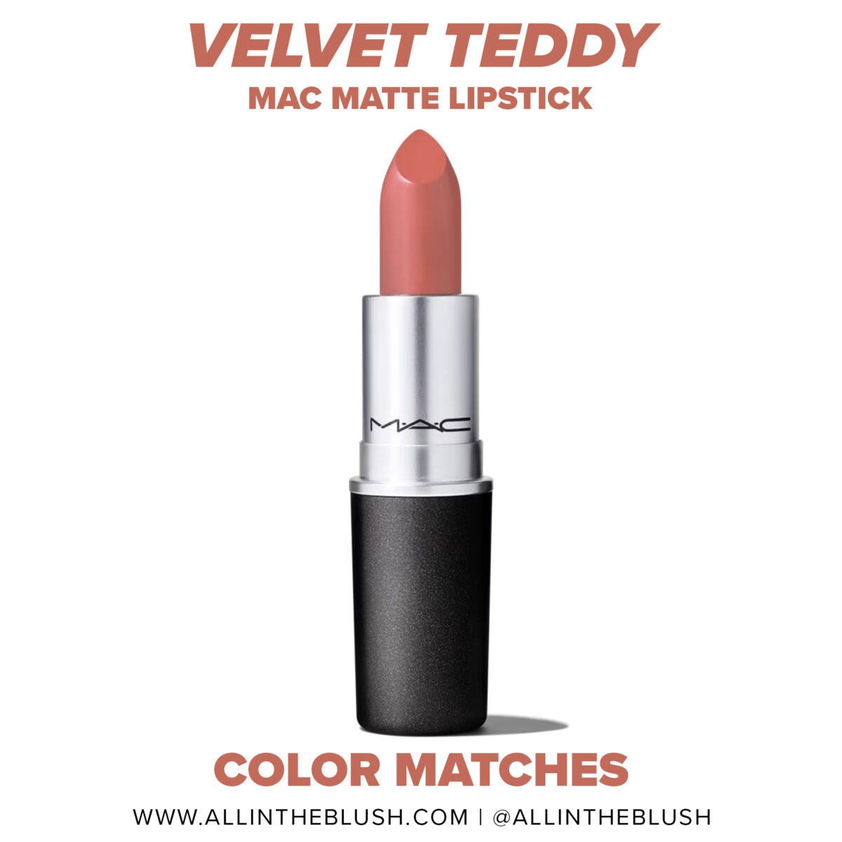 MAC Velvet Teddy Lipstick Dupes