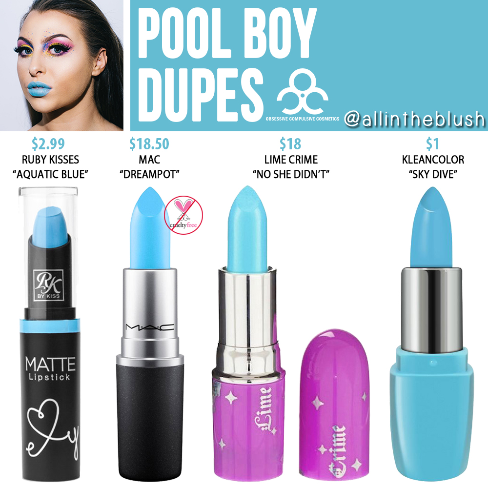 OCC Pool Boy Lip Tar Dupes