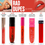 Kylie x Kourtney Rad Velvet Liquid Lipstick Dupes