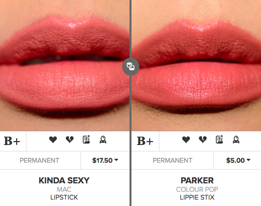 MAC Kinda Sexy Lipstick Dupes