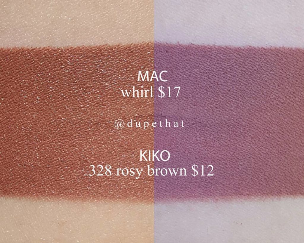 MAC Whirl Lipstick Dupes
