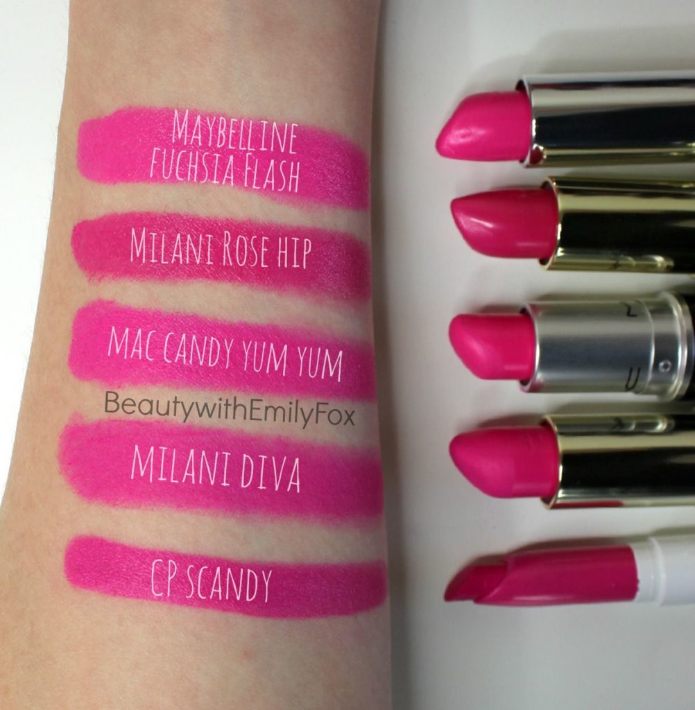 MAC Candy Yum Yum Lipstick Dupes