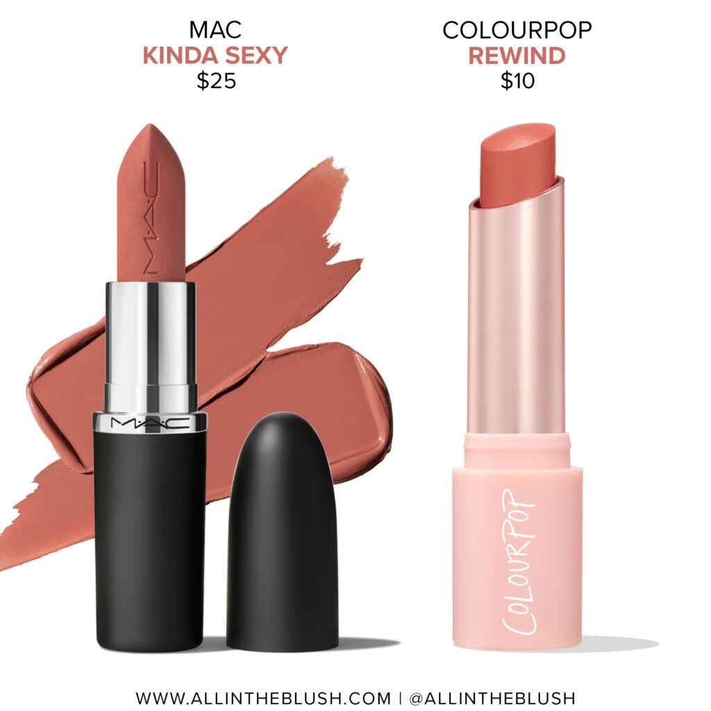 MAC Kinda Sexy Lipstick Dupes