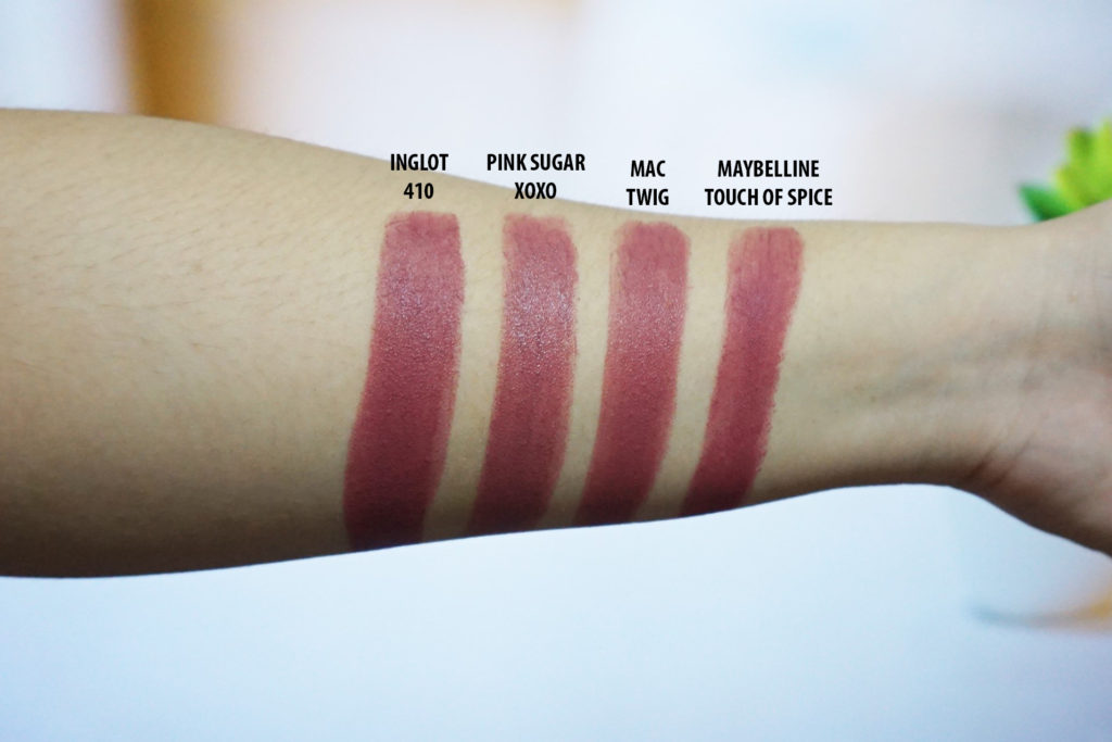 MAC Twig Lipstick Dupes