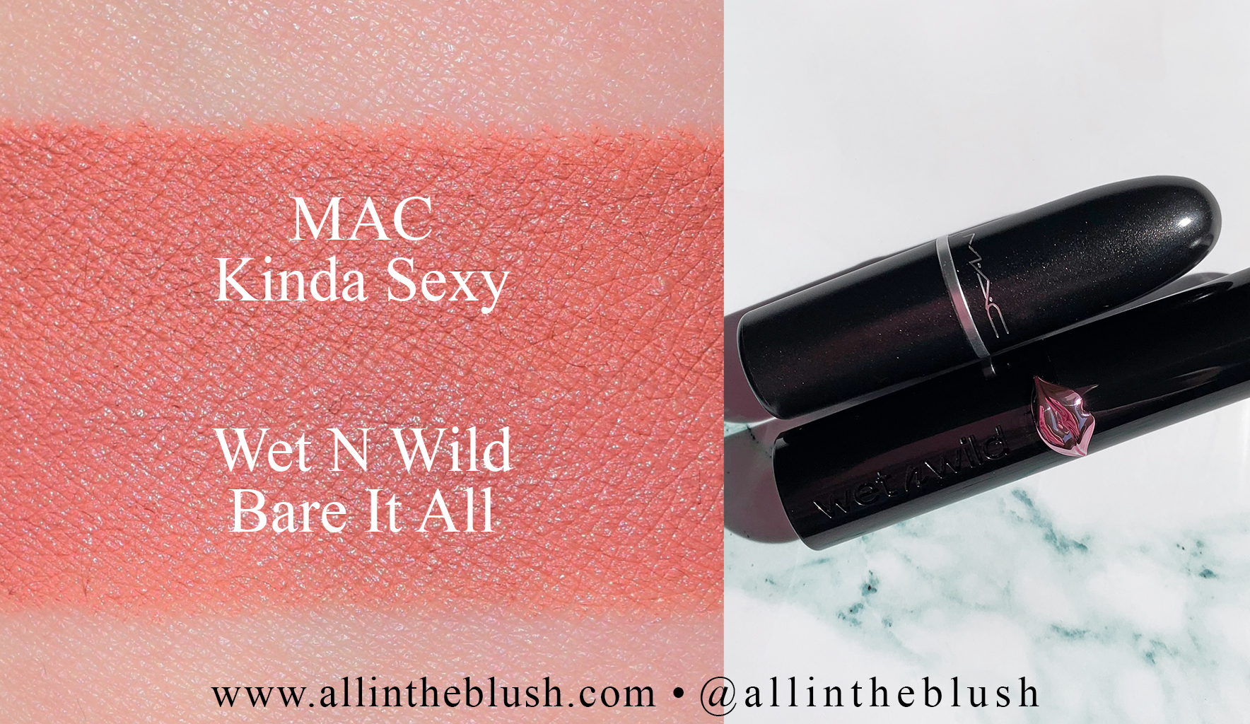 MAC Kinda Sexy Lipstick Dupes.