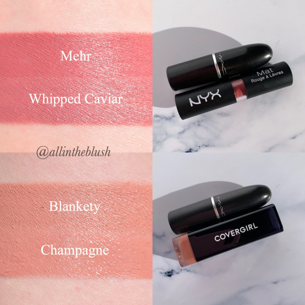 MAC Mehr Lipstick Dupes