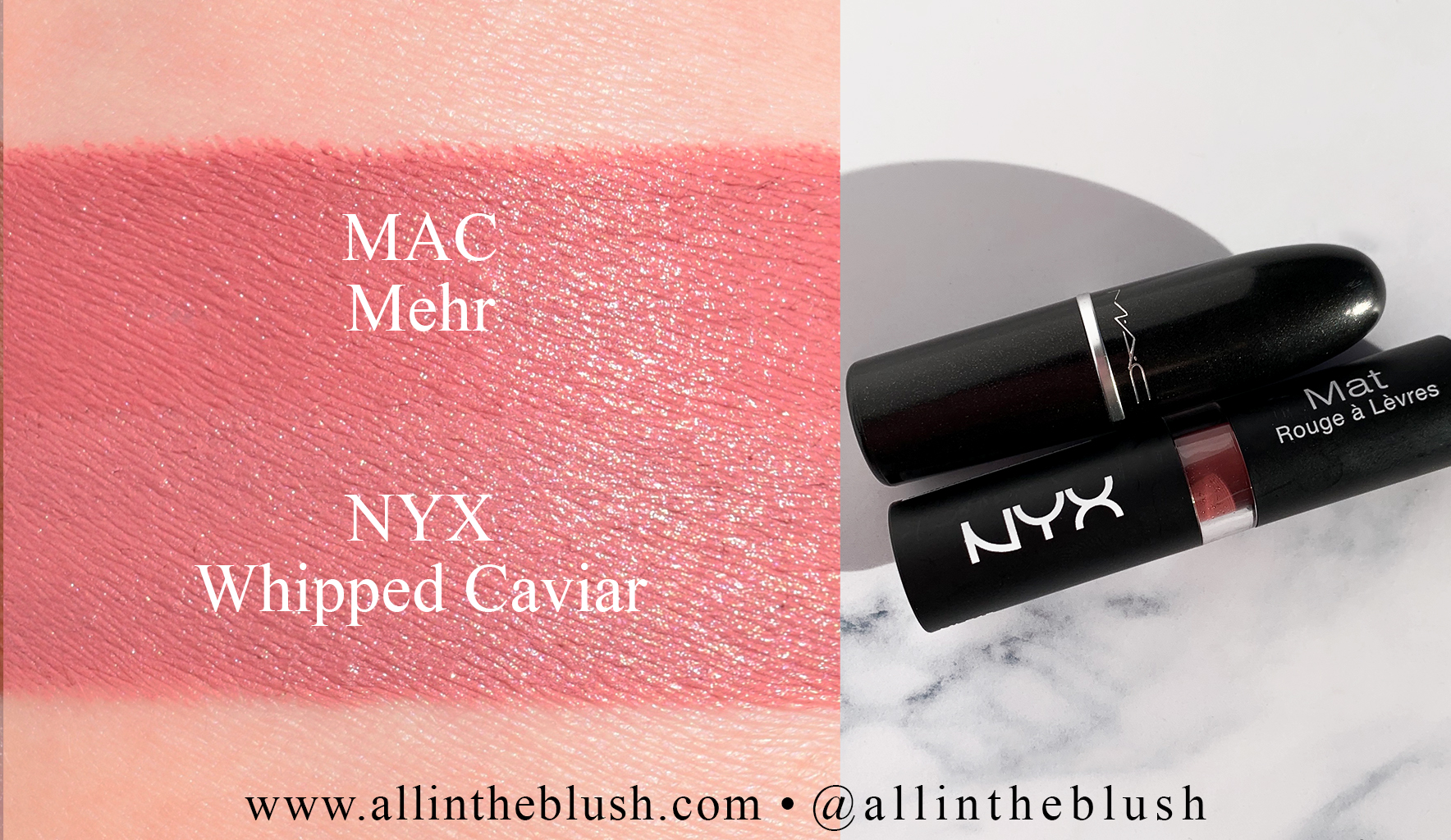 MAC Mehr Lipstick Dupes - All In The Blush.