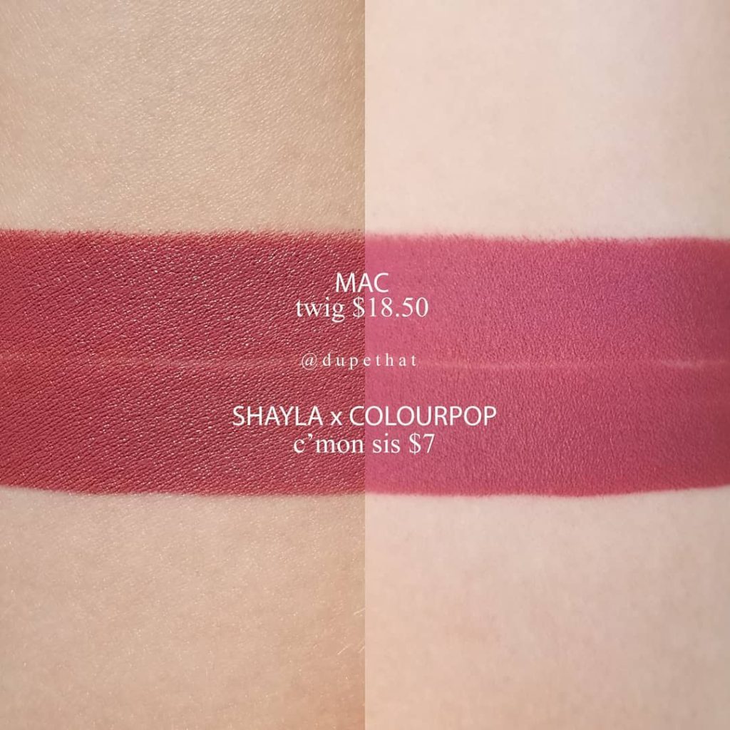 MAC Twig Lipstick Dupes