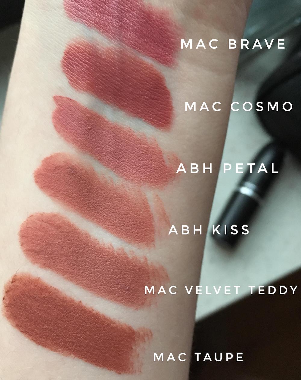 MAC Velvet Teddy Lipstick Dupes (With Swatches) - A Beauty Edit