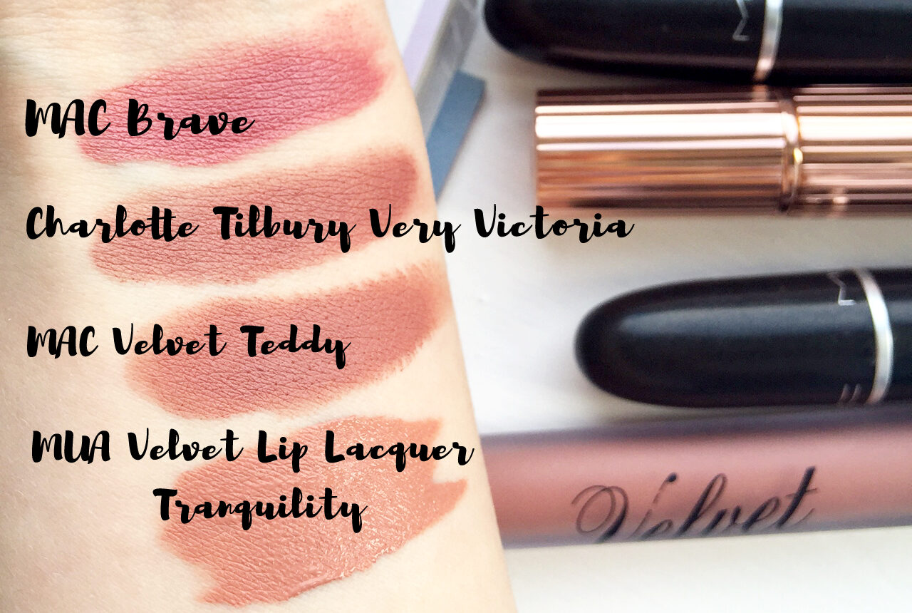 MAC Velvet Teddy Lipstick Dupes