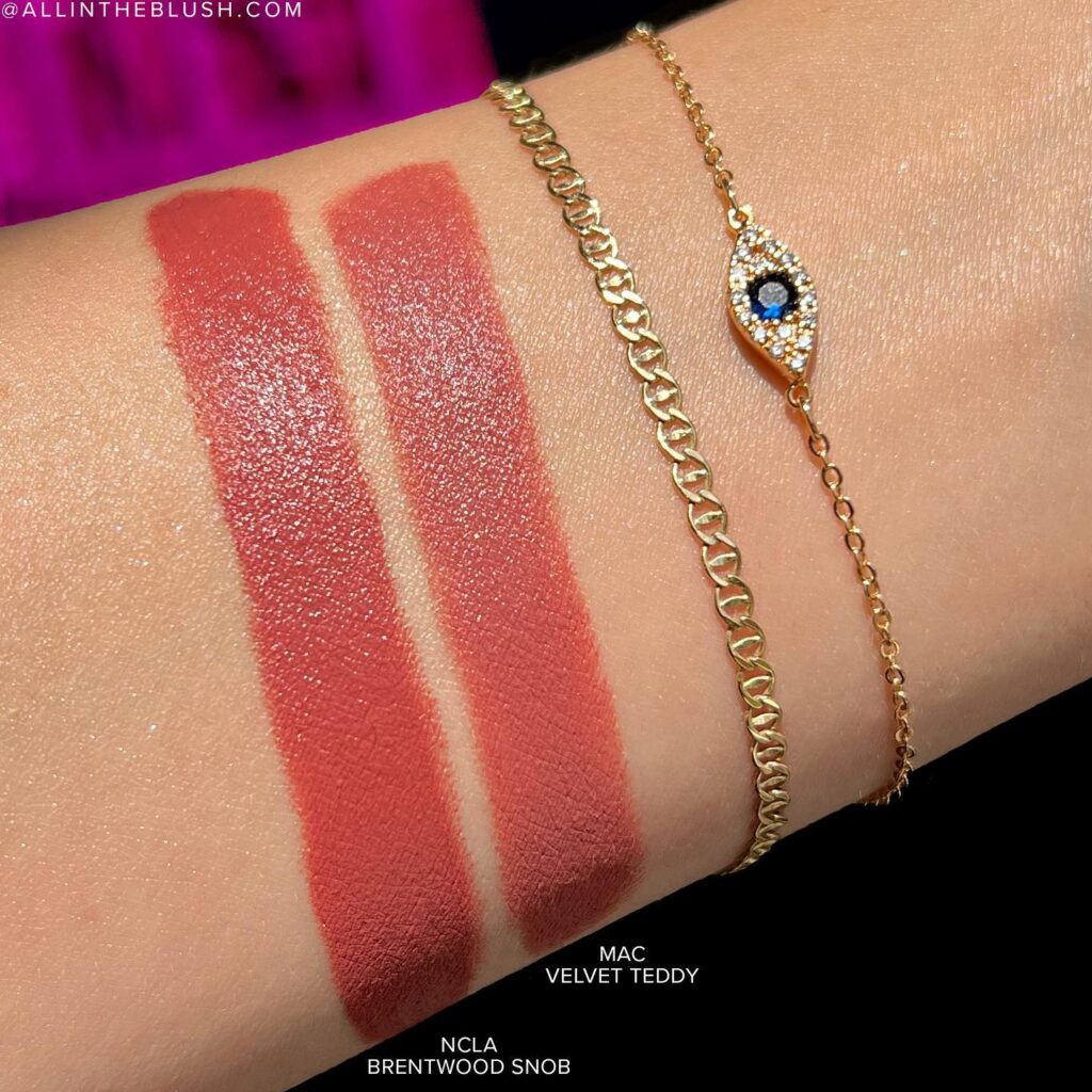 MAC Velvet Teddy Lipstick Dupes