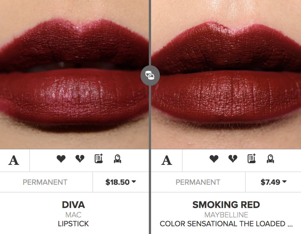 MAC Diva Lipstick Dupes