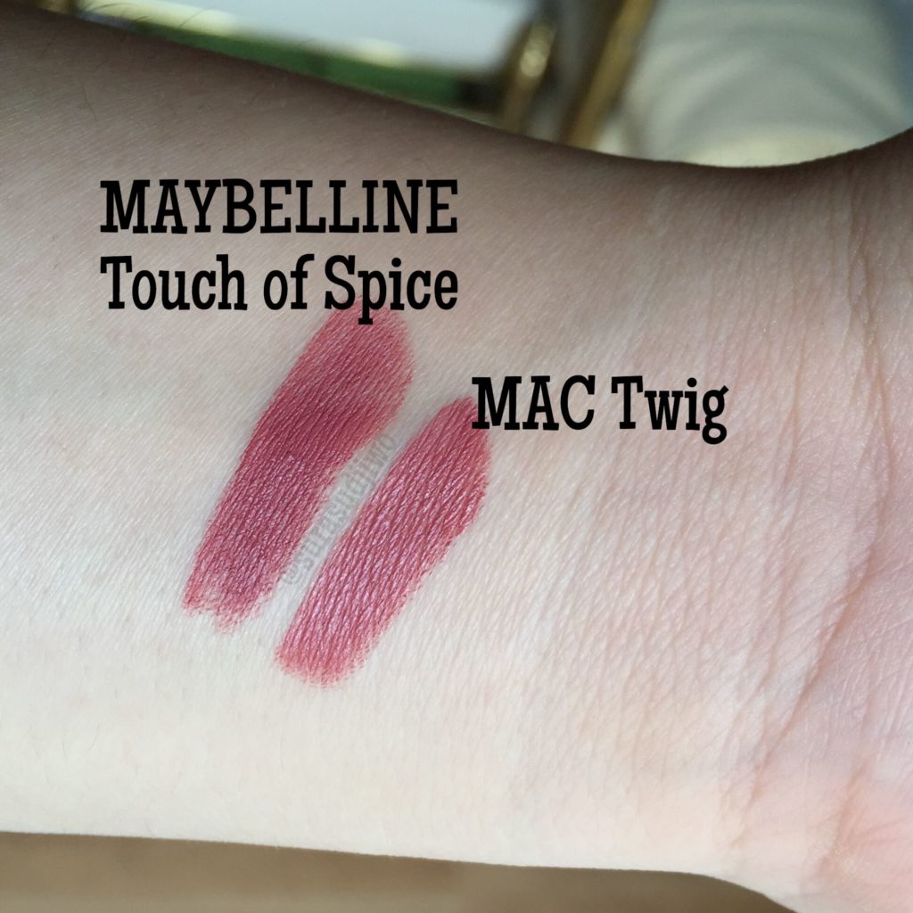 MAC Twig Lipstick Dupes