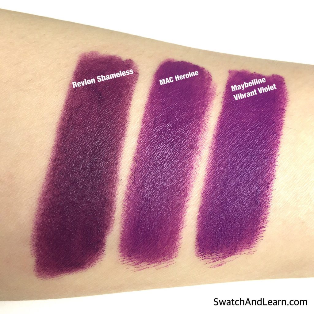 MAC Heroine Lipstick Dupes