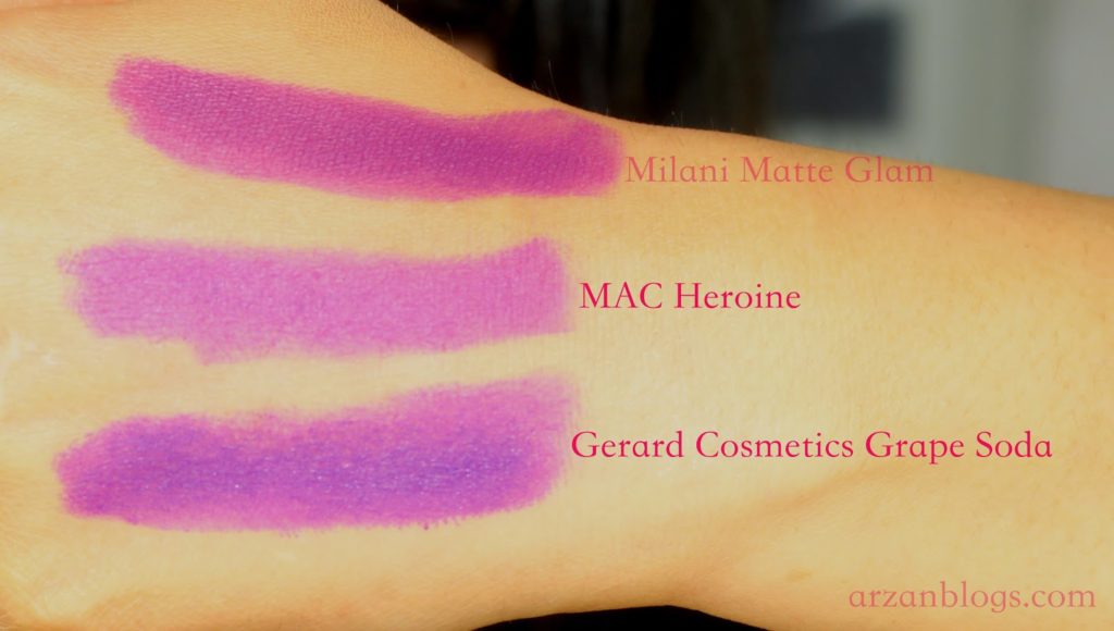 MAC Heroine Lipstick Dupes