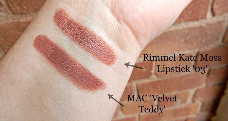 MAC Velvet Teddy Lipstick Dupes