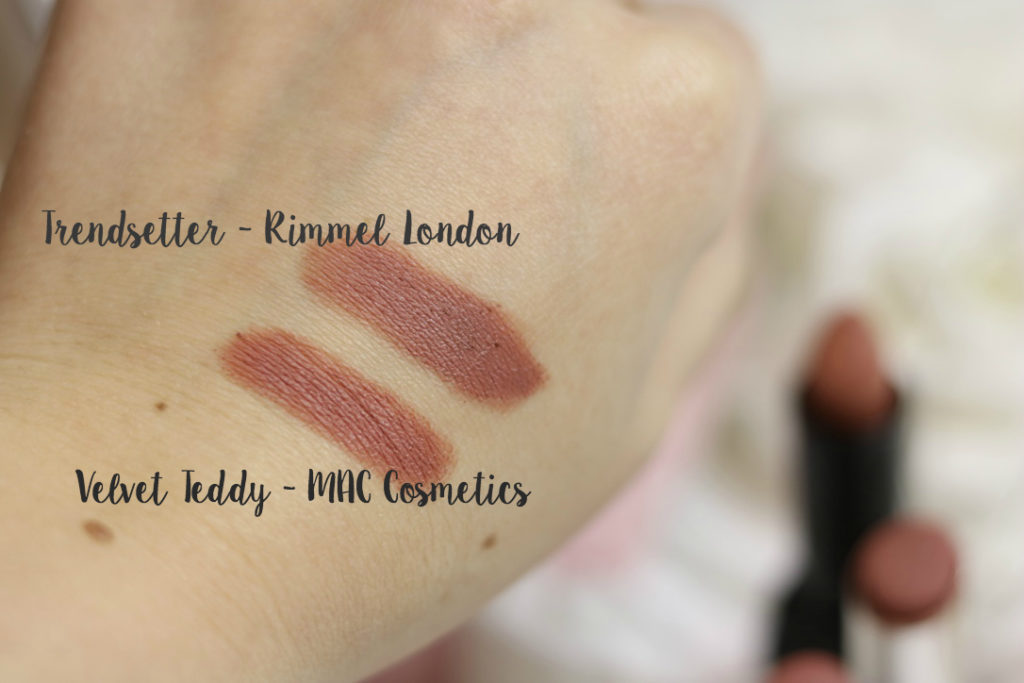 MAC Velvet Teddy Lipstick Dupes