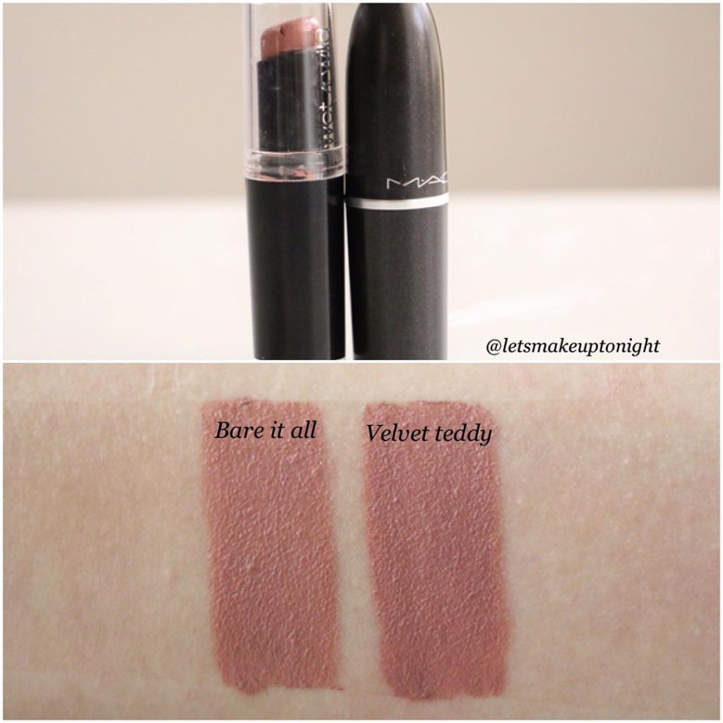 MAC Velvet Teddy Lipstick Dupes