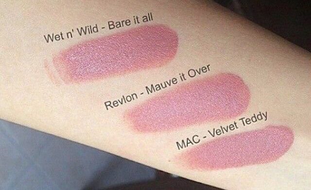 MAC Velvet Teddy Lipstick Dupes