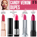 Fenty Beauty Candy Venom Mattemoiselle Plush Matte Lipstick Dupes