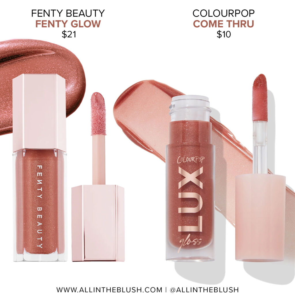 Fenty Beauty Fenty Glow Gloss Bomb Dupes