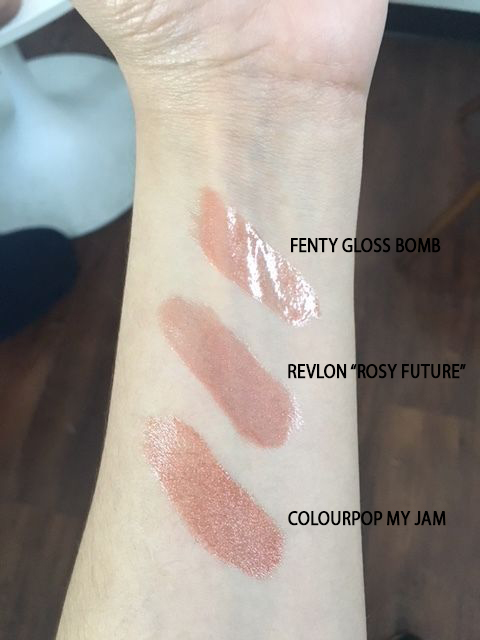 Fenty Beauty Fenty Glow Gloss Bomb Dupes All In The Blush