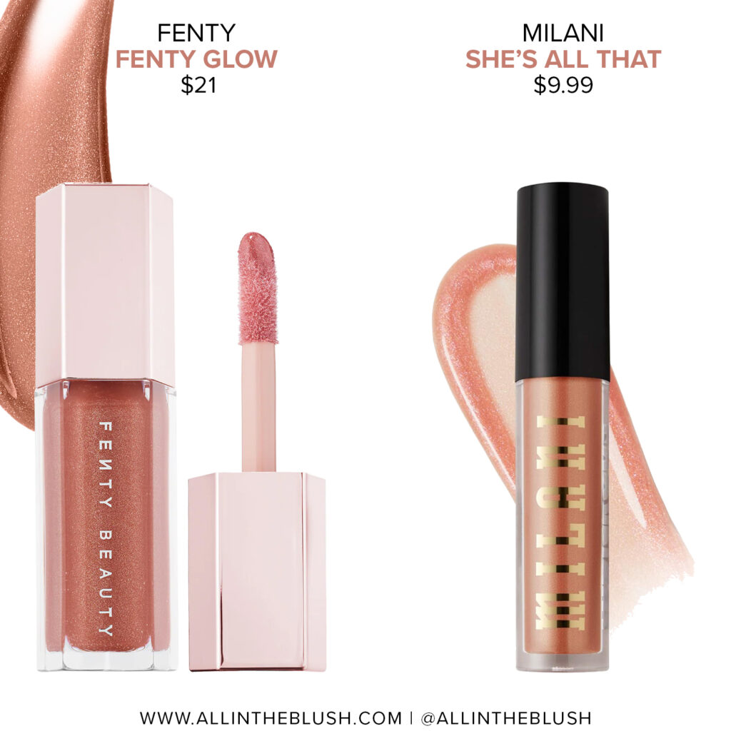 Fenty Beauty Fenty Glow Gloss Bomb Dupes