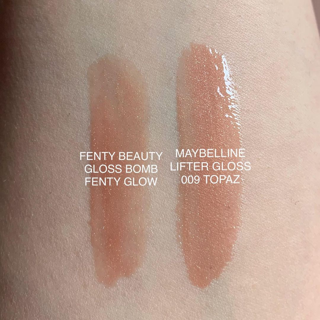 Fenty Beauty Fenty Glow Gloss Bomb Dupes All In The Blush