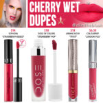 Jeffree Star Cherry Wet Velour Liquid Lipstick Dupes
