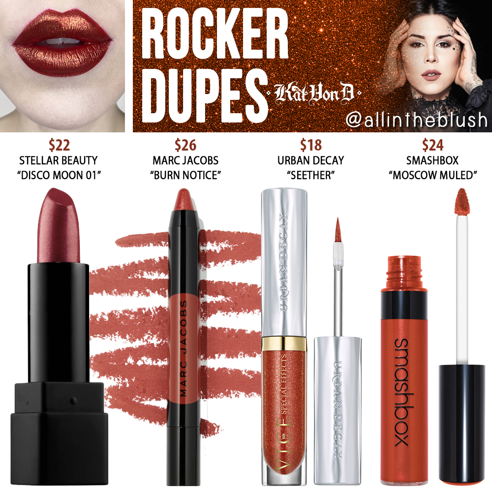 Kat Von D Rocker Everlasting Glimmer Veil Dupes