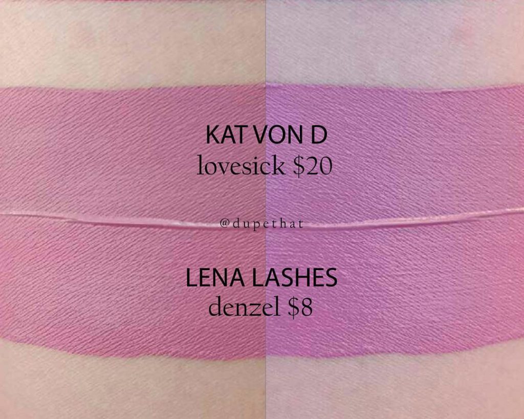 Kat Von D Lovesick Everlasting Liquid Lipstick Dupes
