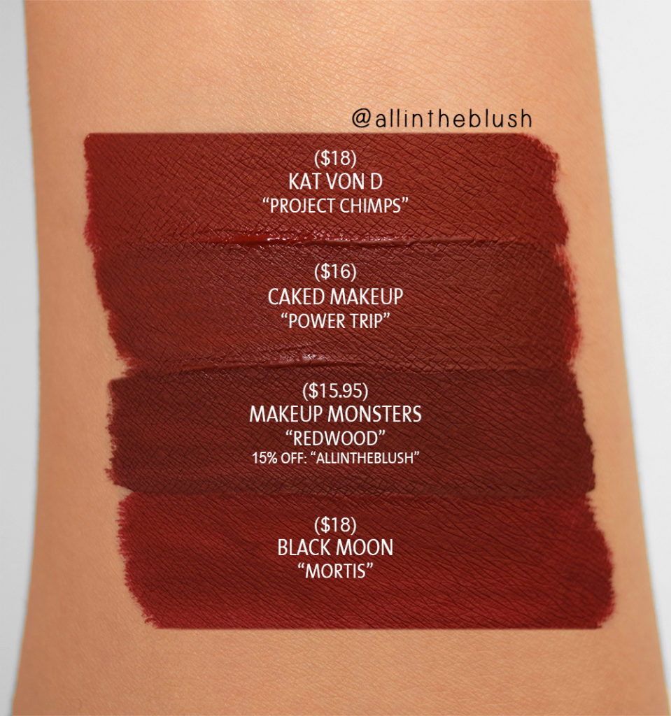 Kat Von D Project Chimps Everlasting Liquid Lipstick Dupes