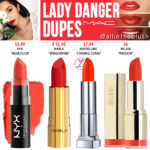 MAC Lady Danger Lipstick Dupes
