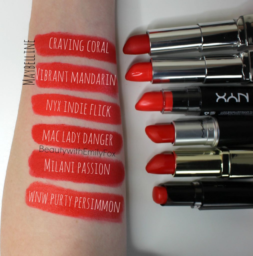 MAC Lady Danger Lipstick Dupes