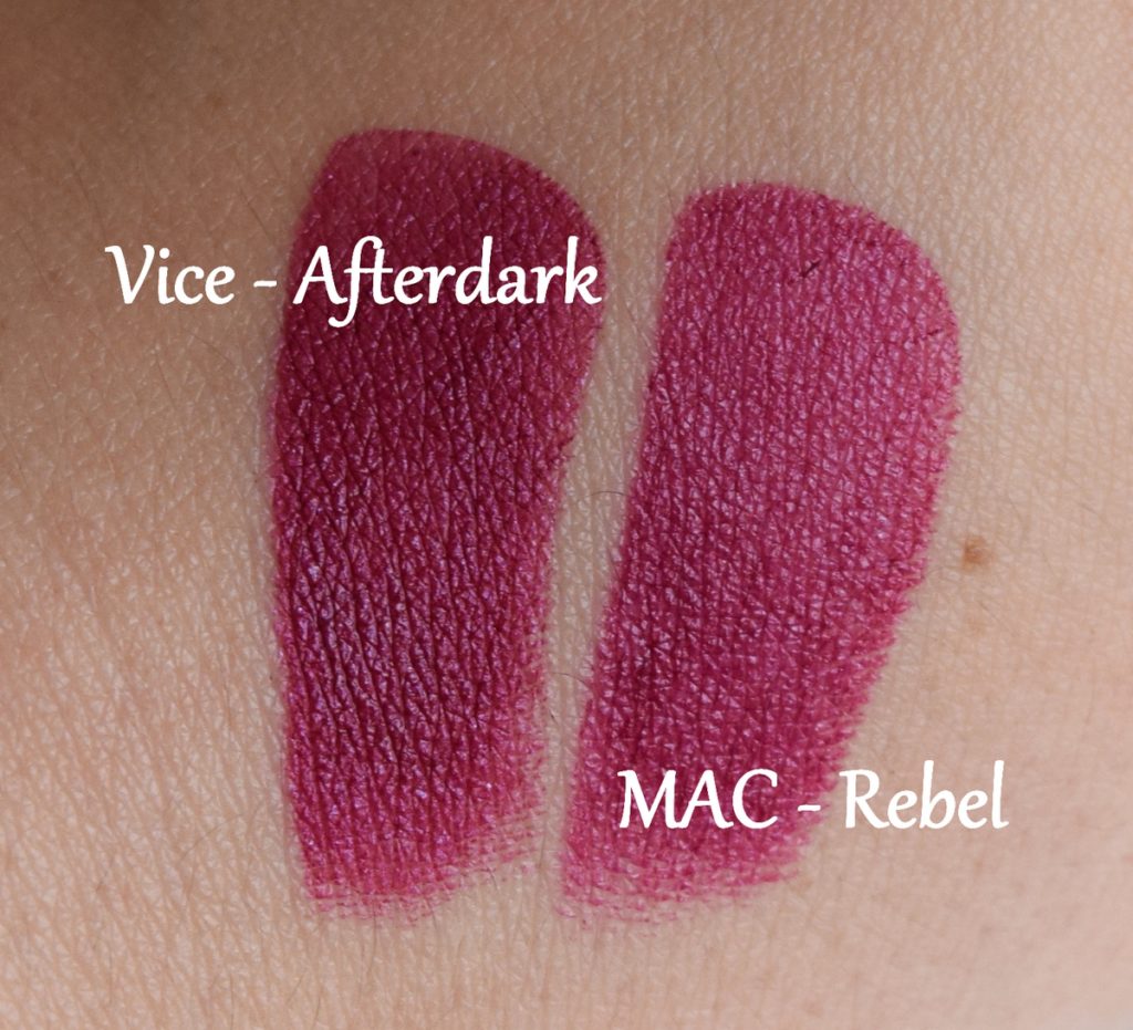 MAC Rebel Lipstick Dupes