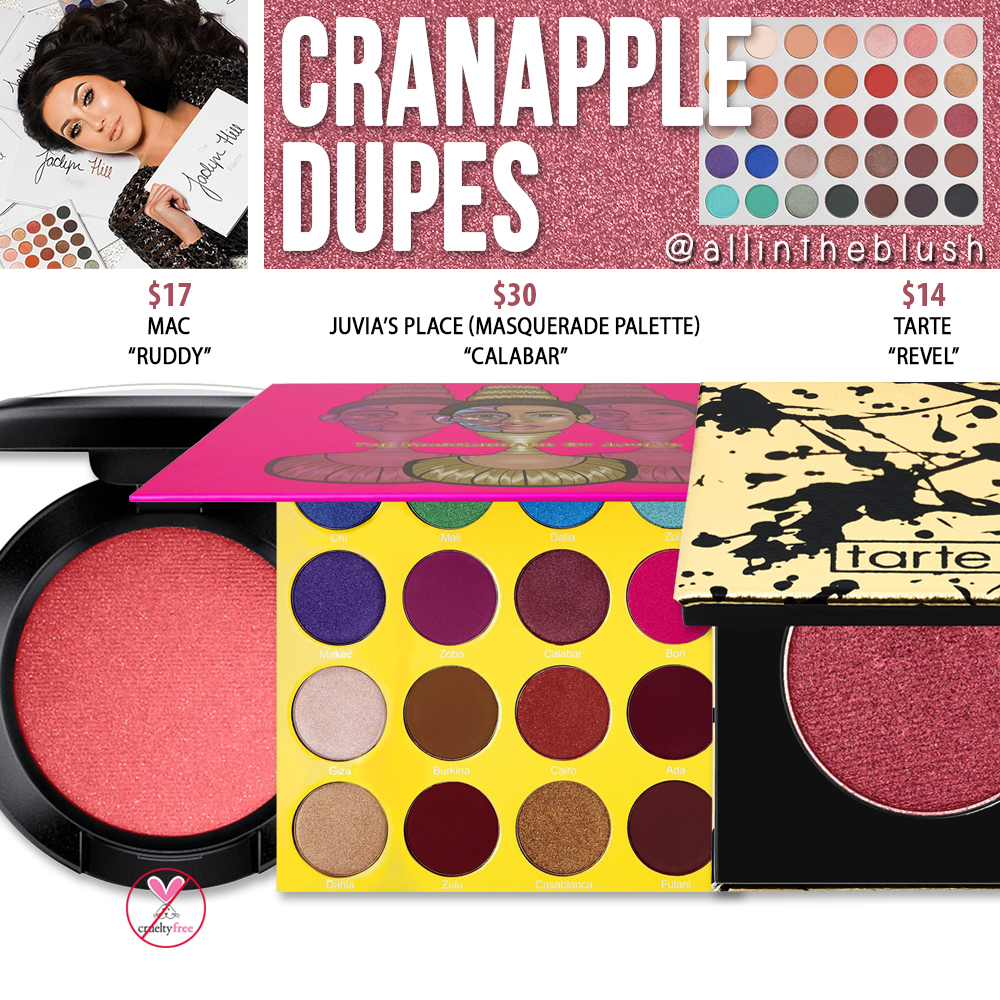 Morphe x Jaclyn Hill Cranapple Eyeshadow Dupes [The Jaclyn Hill Palette]