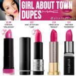 MAC Girl About Town Lipstick Dupes
