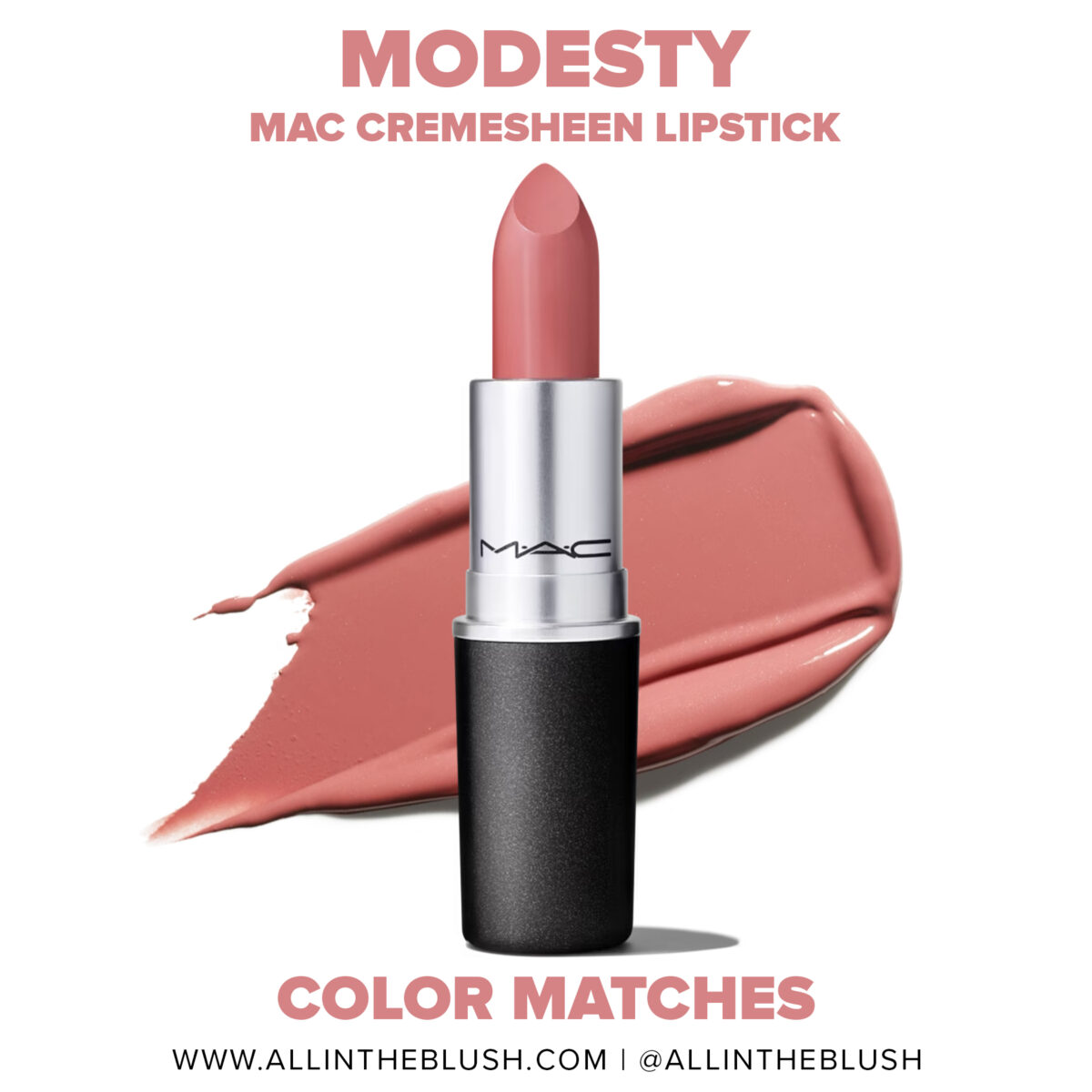 MAC Modesty Lipstick Dupes