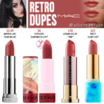MAC Retro Lipstick Dupes