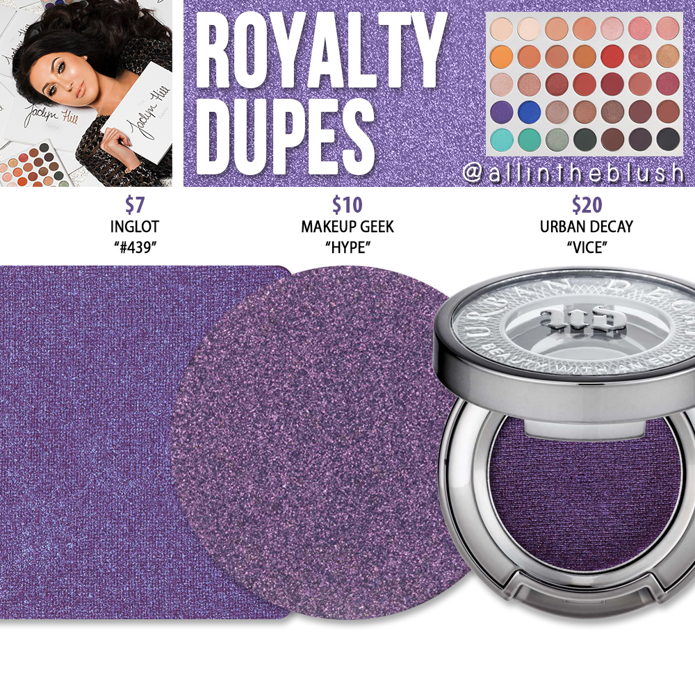 Morphe x Jaclyn Hill Royalty Eyeshadow Dupes [The Jaclyn Hill Palette]
