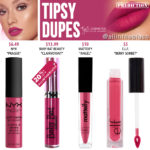 Kylie Cosmetics Tipsy Lipstick Prediction Dupes